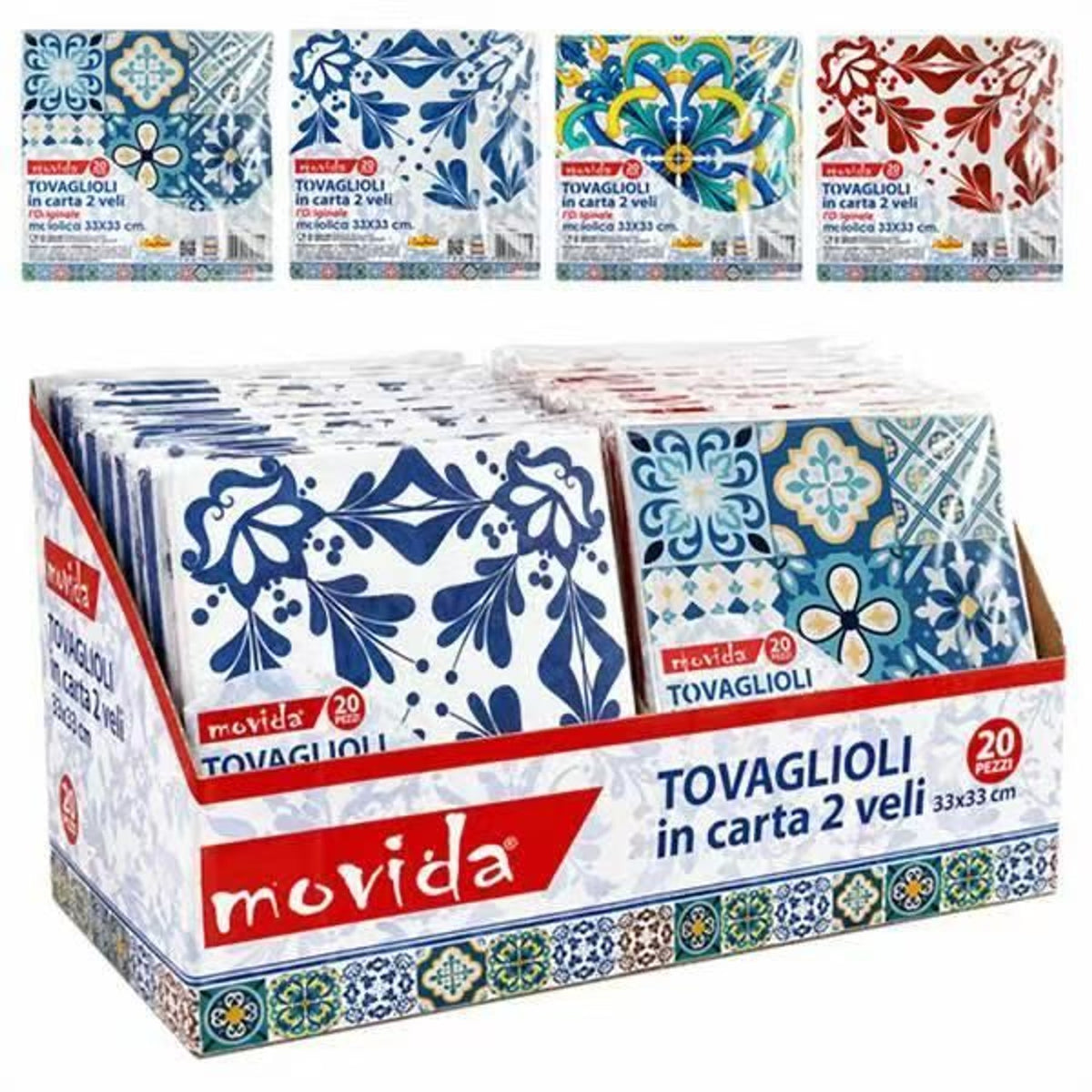 Movida vetri tovaglioli 33 × 33