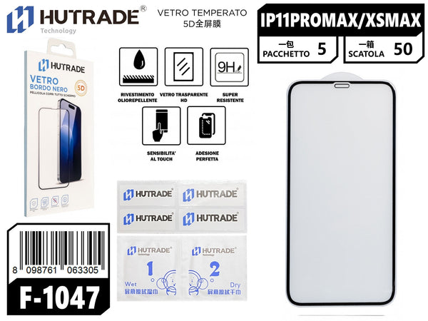 PELLICOLA DI VETRO 5D IP11 PRO MAX/XSMAX – F1047 530003