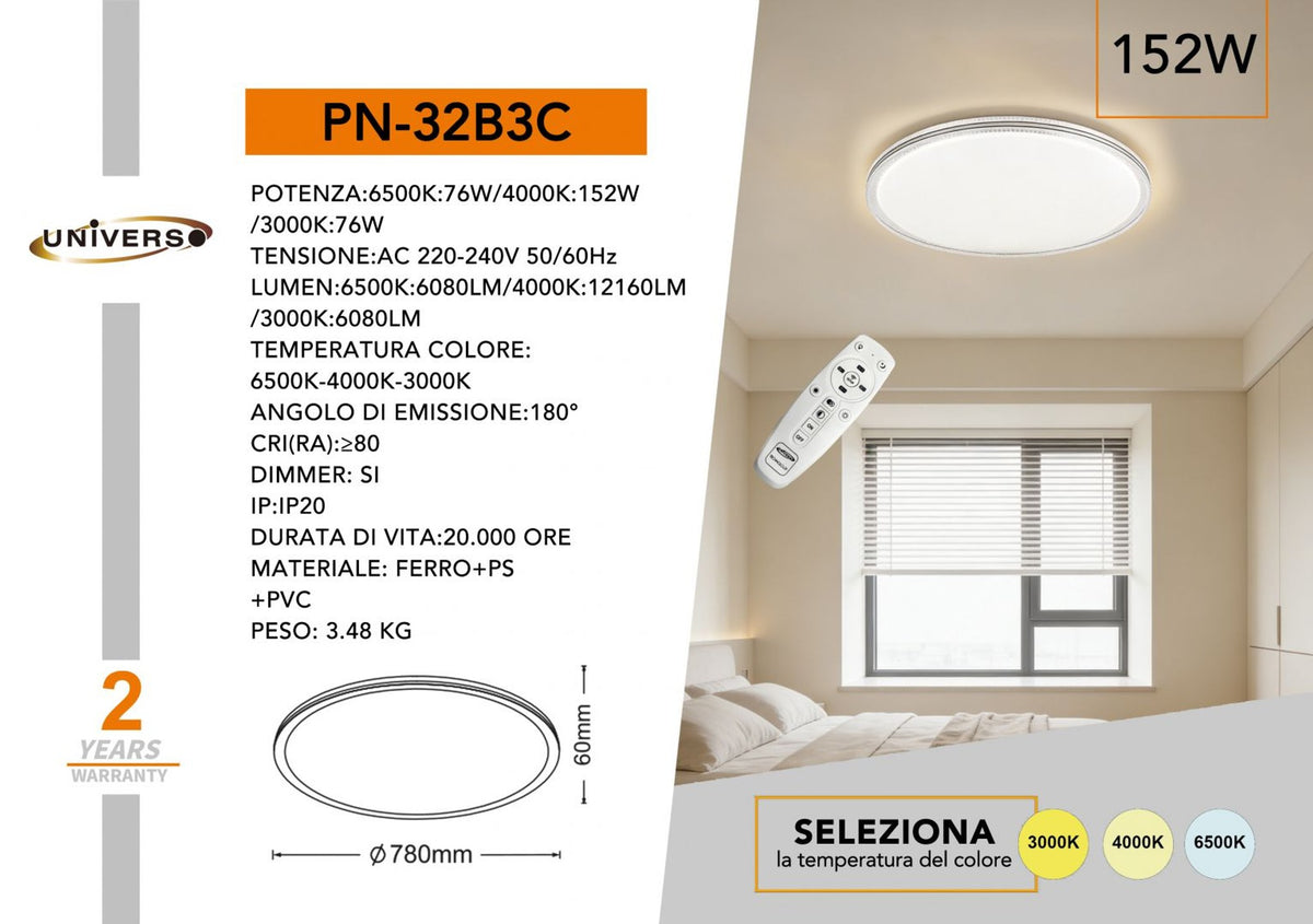 Lampadario Da Soffitto Universo – PN-32B3C