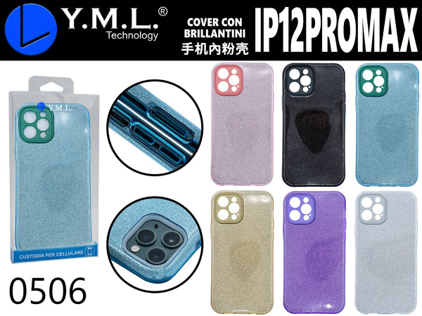 COVER CON BRILLANTINI IP12PROMAX – N0506 021028