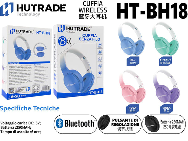 BH-18 CUFFIE BLUETOOTH