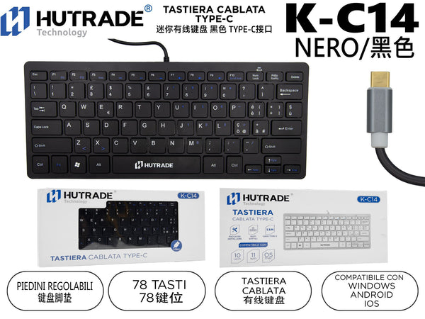 K-C14 MINI TASTIERA CON FILO