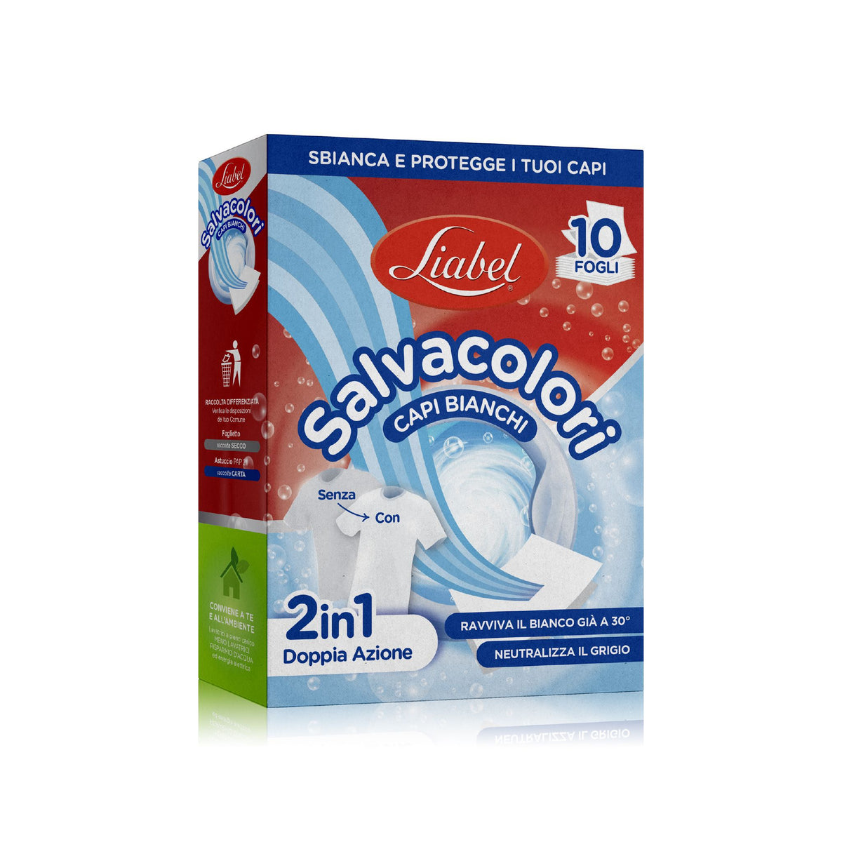 Fogli catturacolore LIABEL - salvacolori speciale bianchi