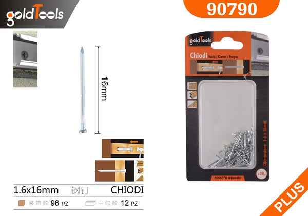 Chiodi in acciaio GoldTools
