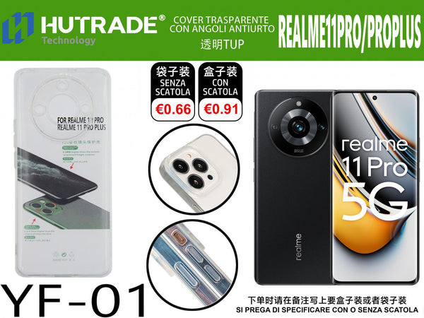 COVER TRASPARENTE OPPO REALME 11PRO /PLUS 5G – YF01 011835