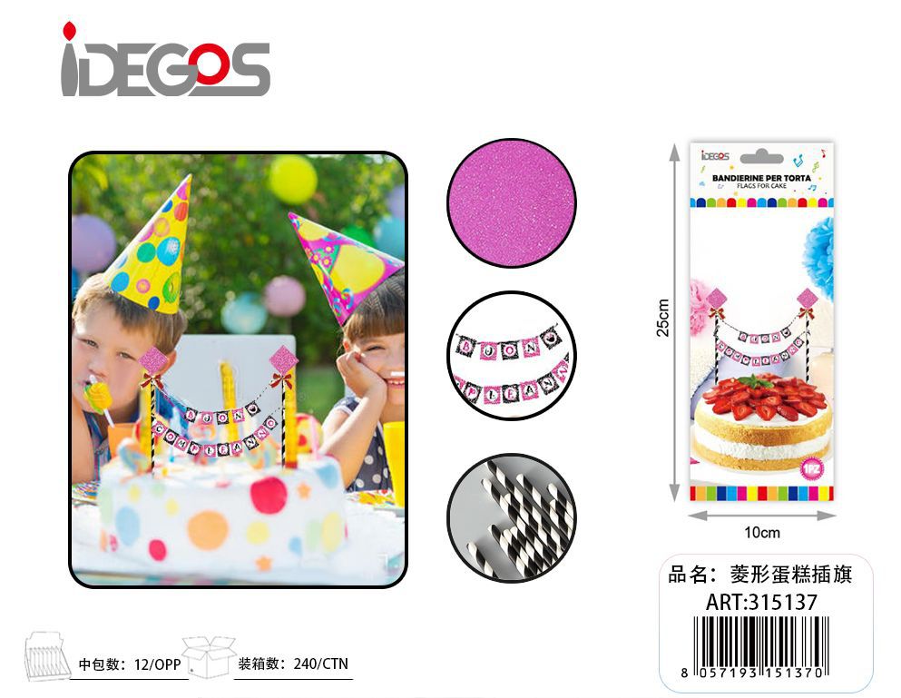 Stecchini decorativi per torte