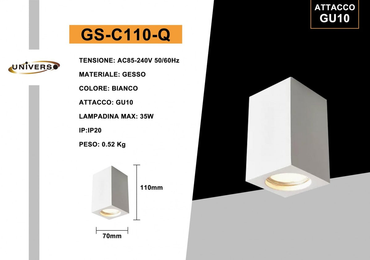 Porta Faretto Universo – GS-C110-Q