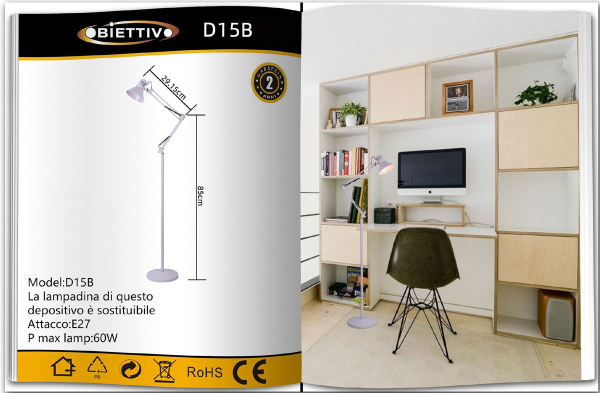 Lampada da terra – D15B