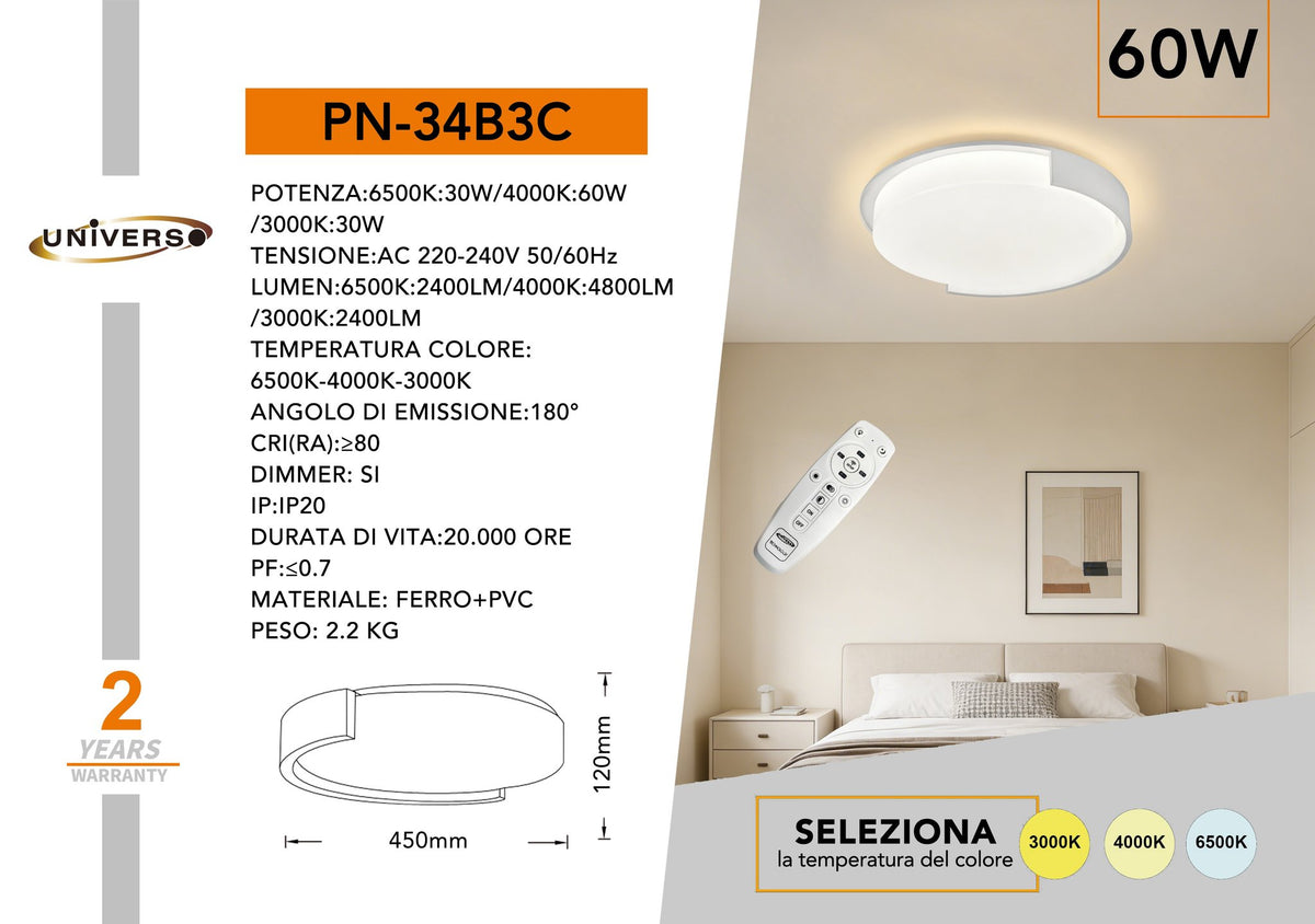 Lampadario Da Soffitto Universo – PN-34B3C