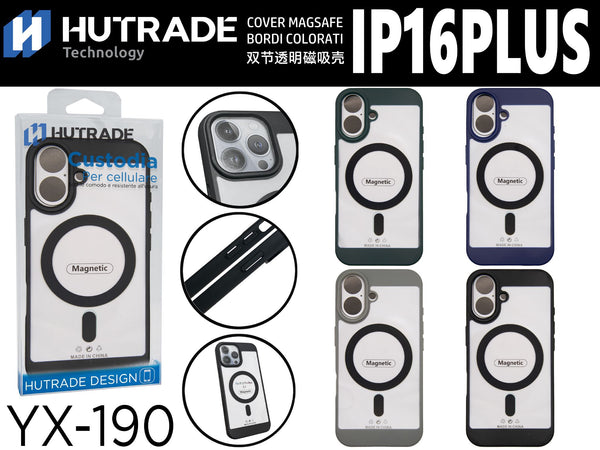 YX-190 COVER A MAGSAFE BORDI COLORATA IP16 PLUS