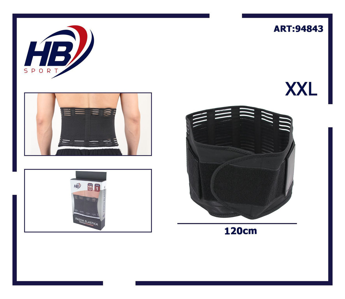 FASCIA ELASTICA 1 pz XXL