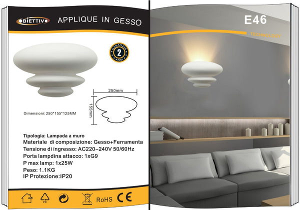 Applique In Gesso G9 Universo – E46