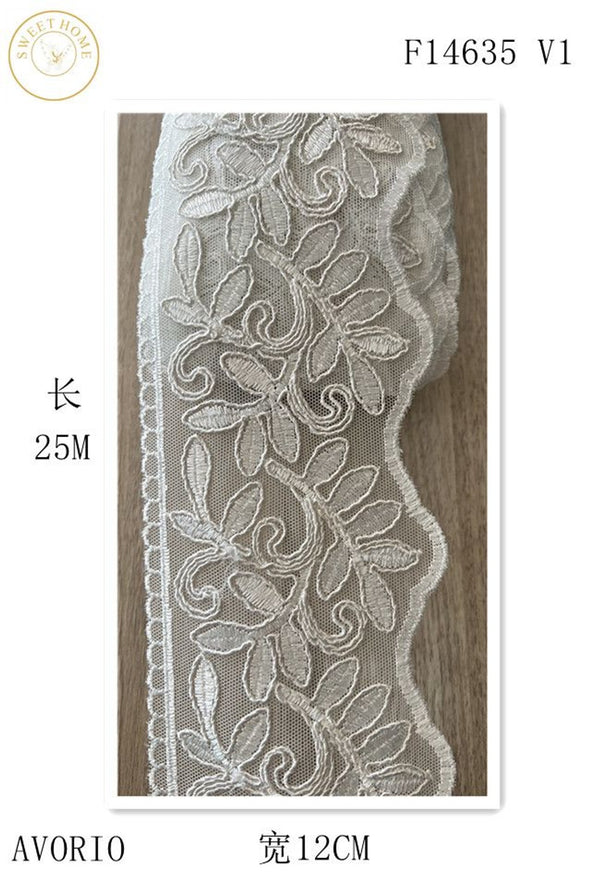 Pizzo e merletto · F14635V1 25M AVORIO