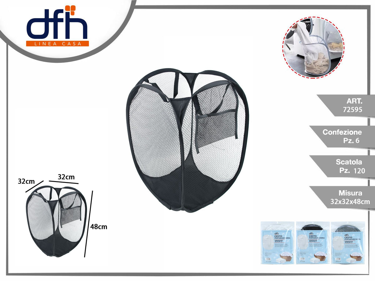 PORTA BIANCHERIA 32 32 48 cm