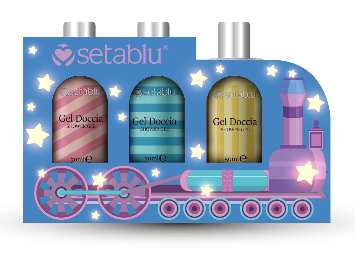 Set gel doccia con confezione a trenino · art. 038185