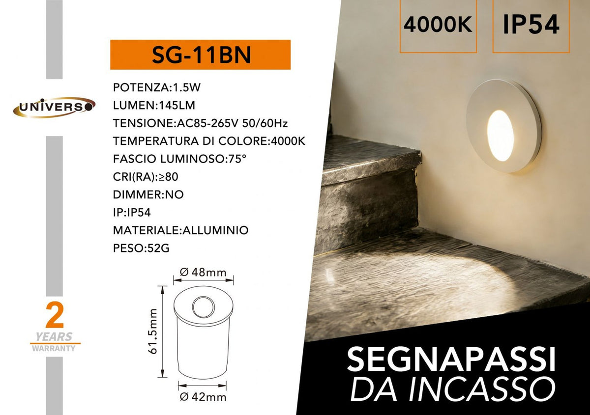Luce da giardino e da percorso – SG-11BN