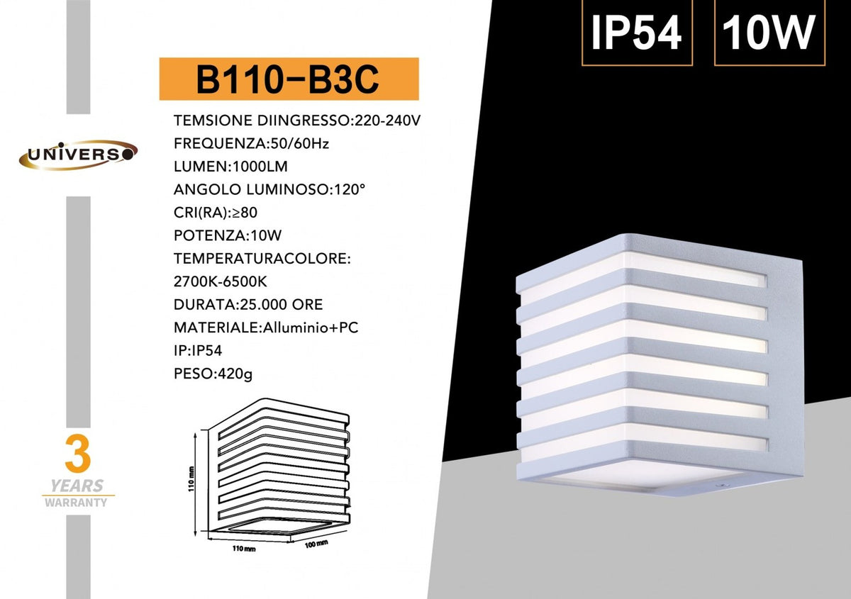 Applique da esterno – B110-B3C