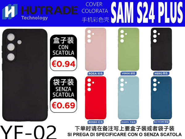 COVER COLORATA TPU SAM S24PLUS – YF02 006821