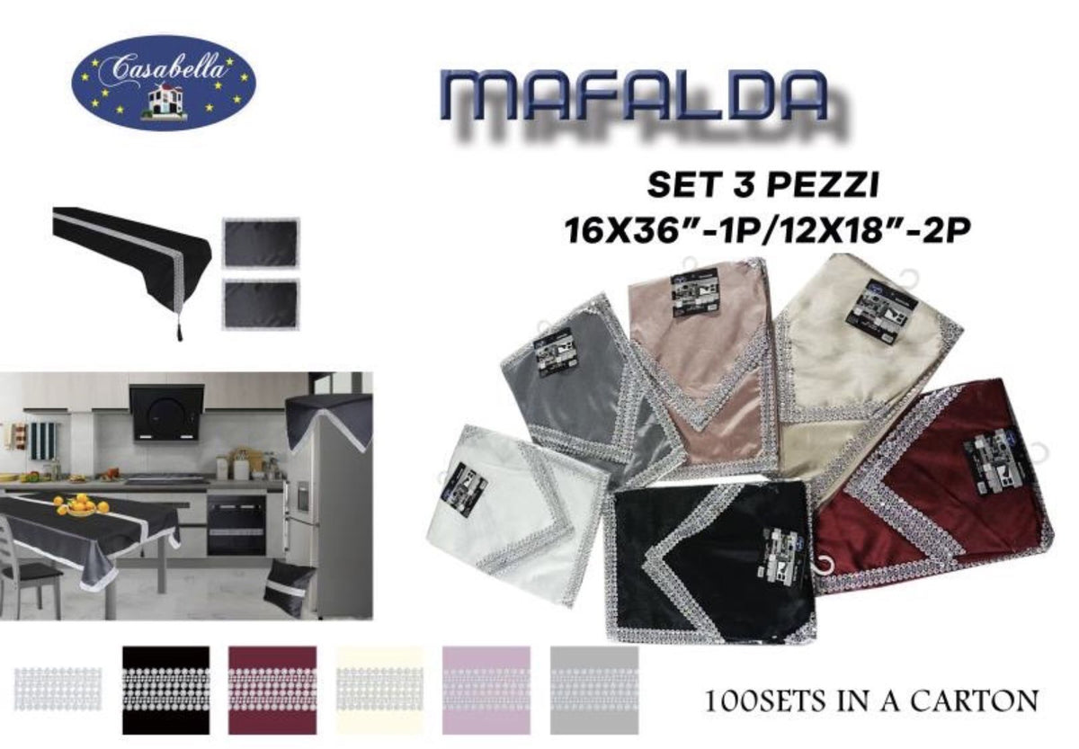 Centrotavola tessile MAFALDA