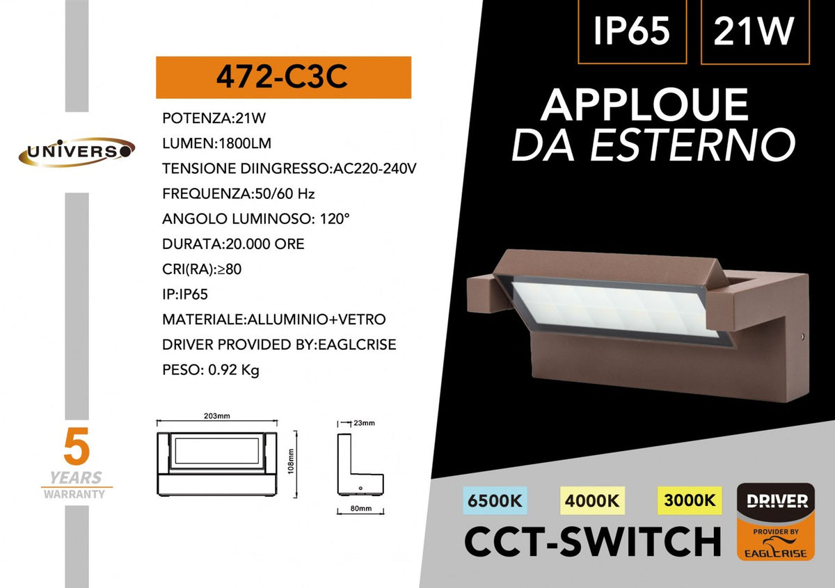 Applique da esterno – 472-C3C