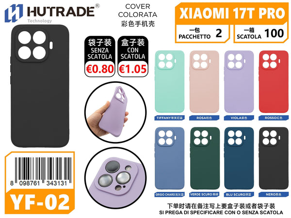 COVER COLORATA TPU XIAOMI 17TPRO – YF02 007018