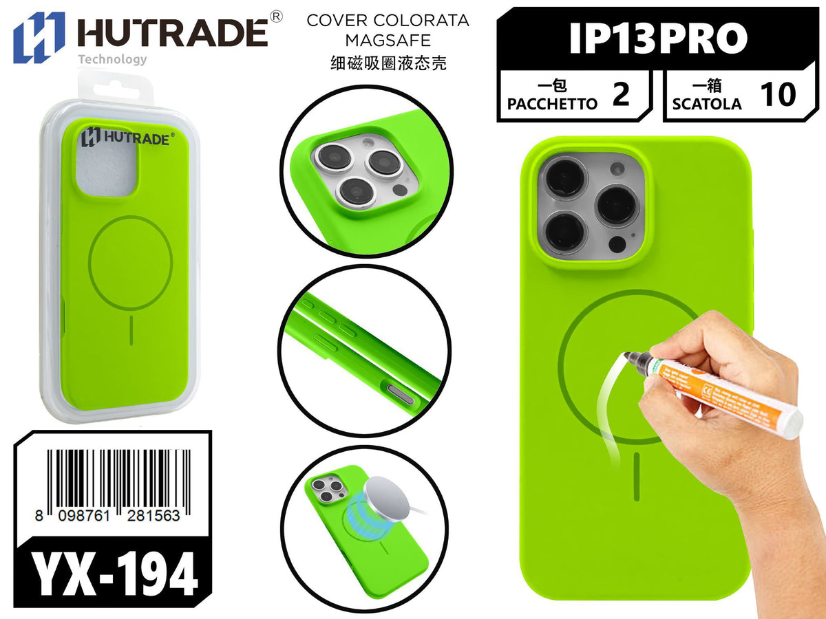 YX-194 COVER COLORATA MAGSAFE IP13 PRO GIADA