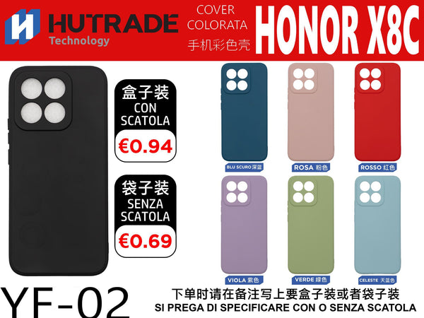 COVER COLORATA TPU HONOR X8C – YF02 006932