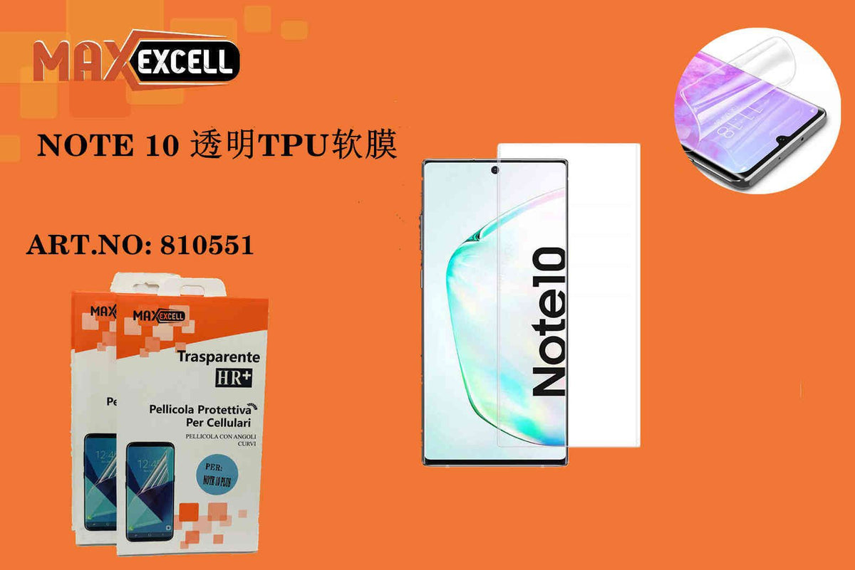 Protezioni schermo per Samsung Galaxy NOTE 10