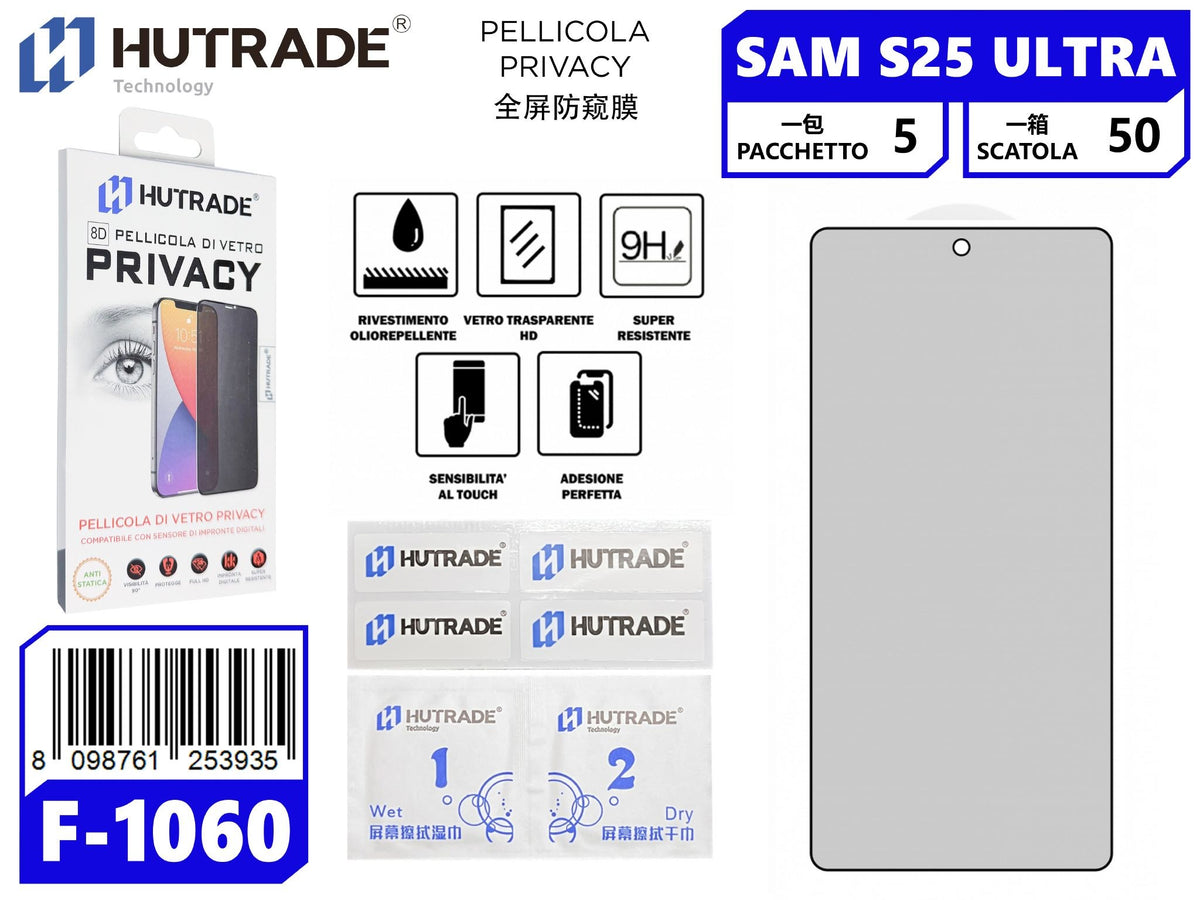 PELLICOLA DI VETRO PRIVACY SAM S25 ULTRA
