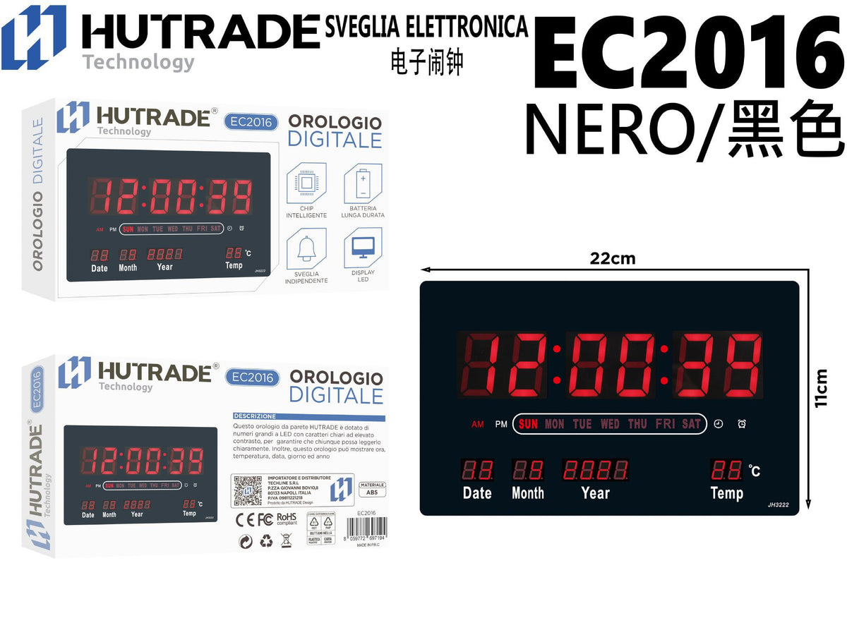 EC2016 OROLOGIO DA PARETE DIGITALE
