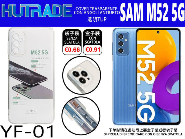 COVER TRASPARENTE M52 – YF01 011733