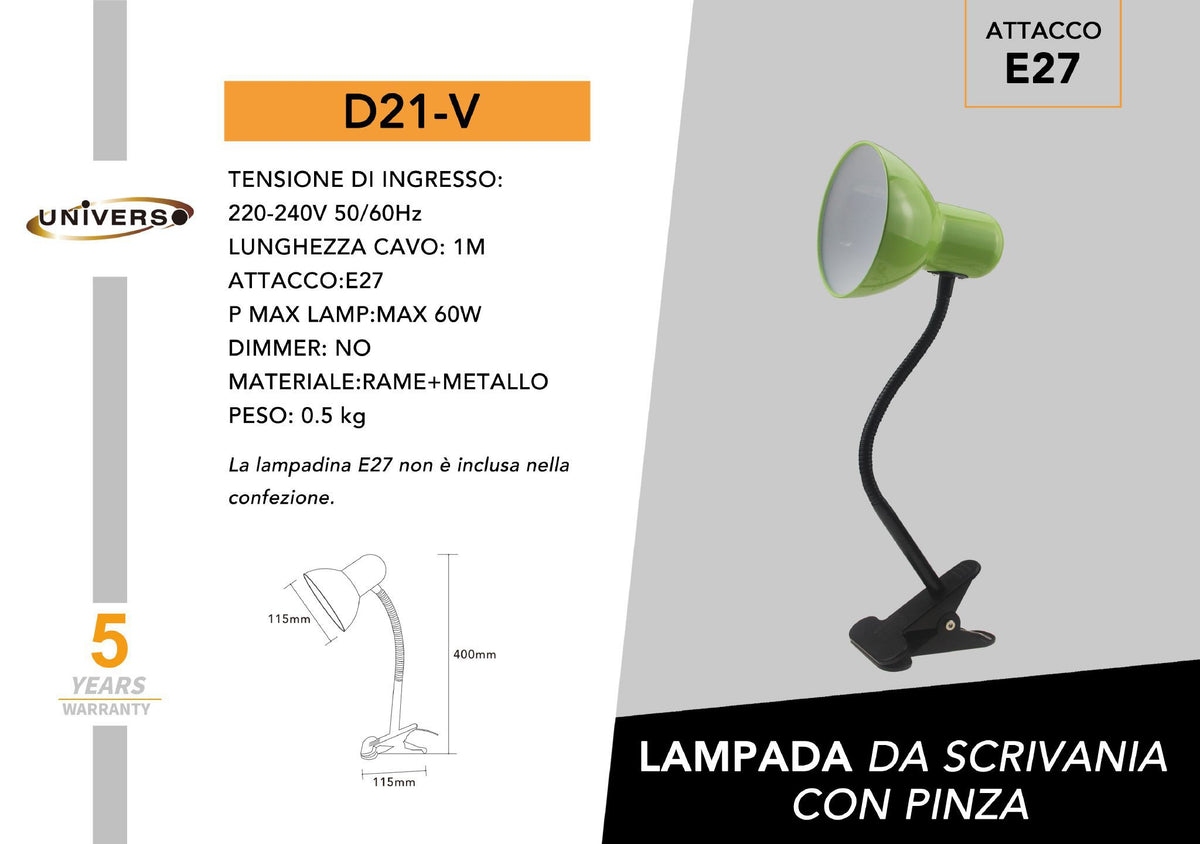 Lampada da tavolo – D21-V