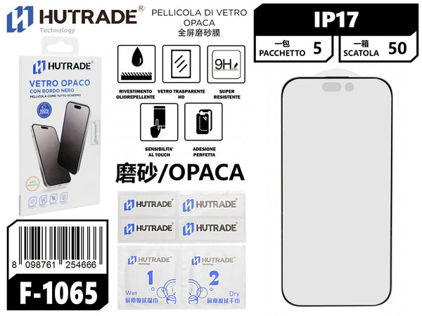 F-1065 PELLICOLA DI VETRO OPACA IP17
