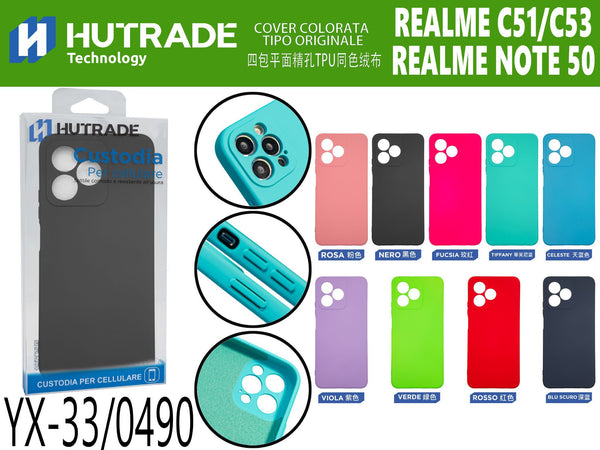 COVER COLORATA REALME C51/C53/NOTE 50 – YX33 000775