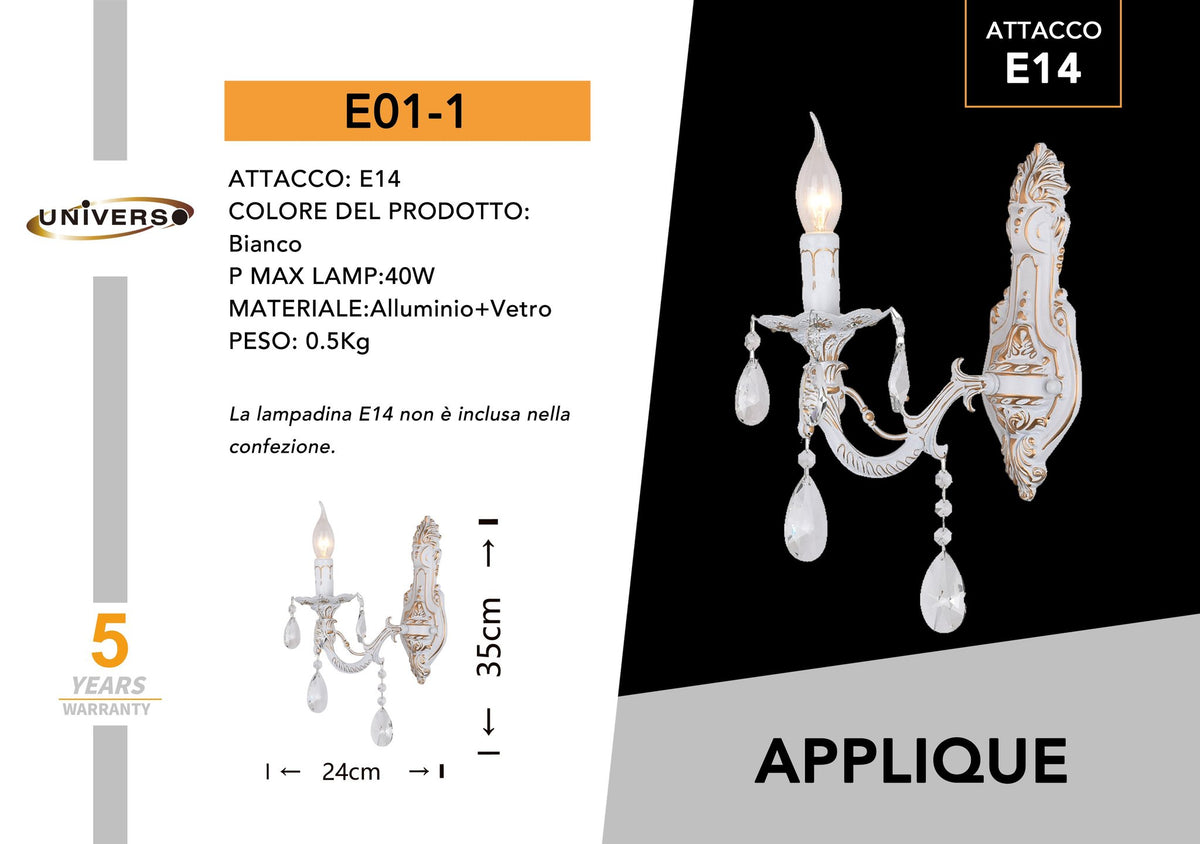 Applique Muro Universo – E01-1
