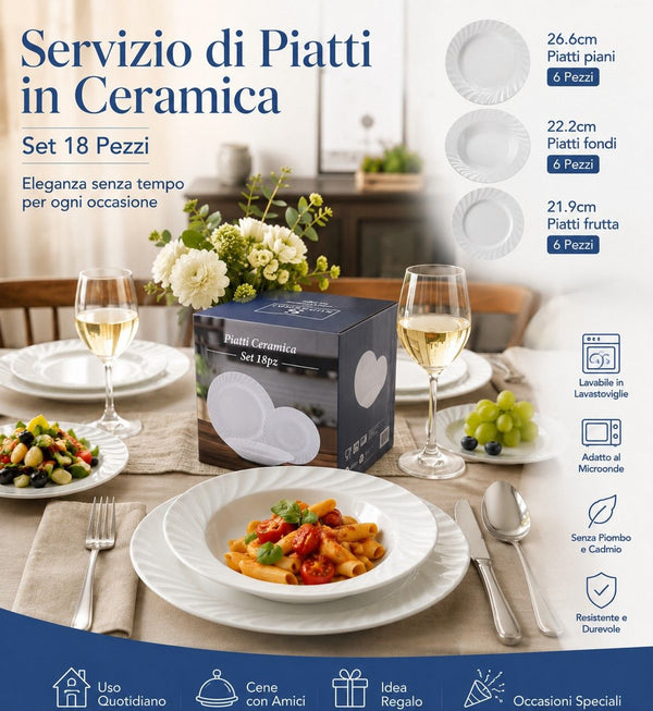 Set di piatti LILLY