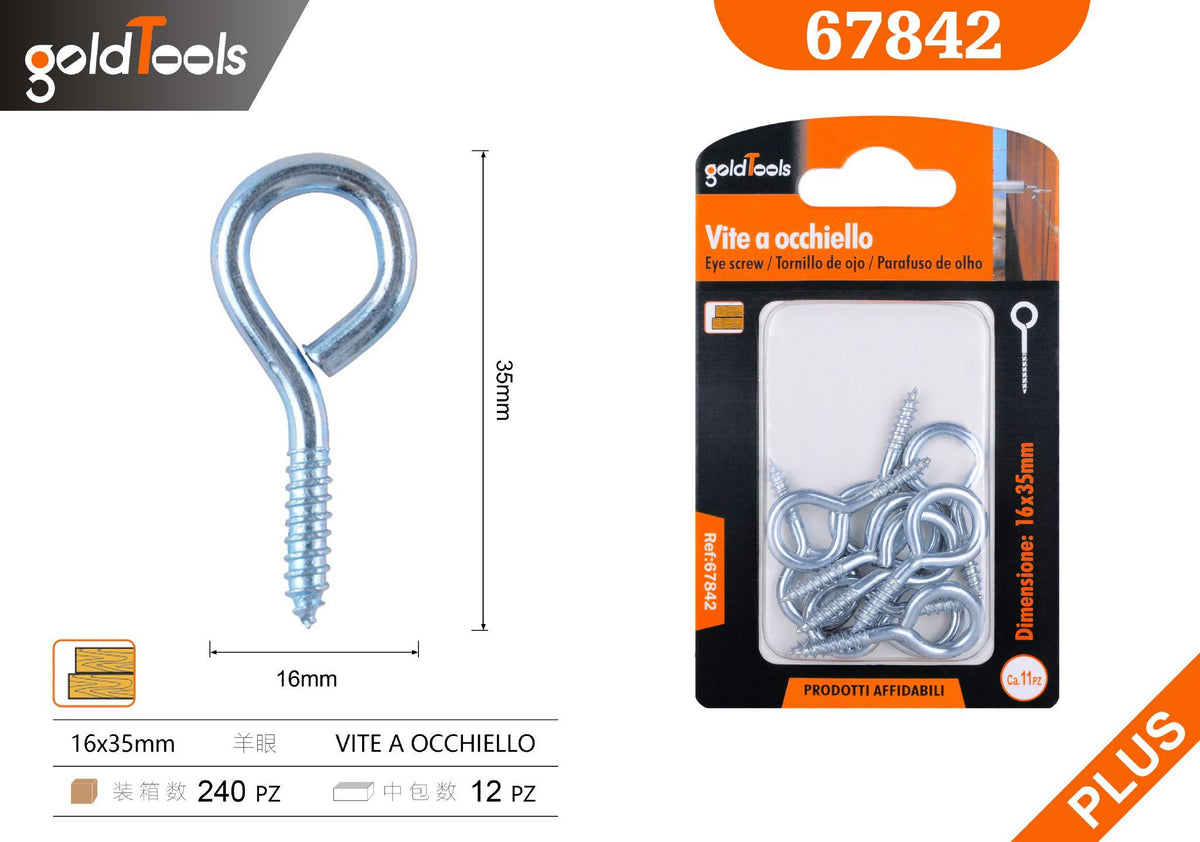 Ganci a vite e occhioli – art. 67842