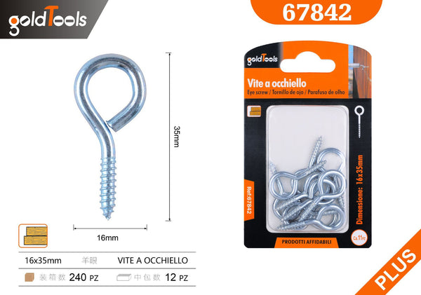 Ganci a vite e occhioli – art. 67842