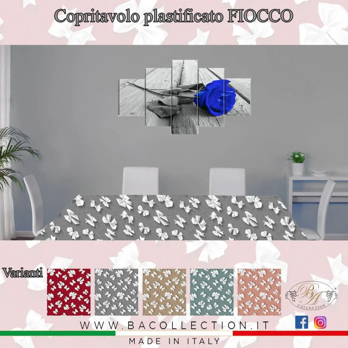 Tovaglia plastificata FIOCO