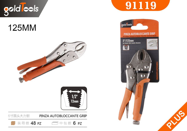 Pinze autobloccanti a ganasce curve GoldTools