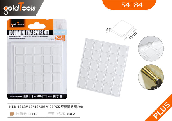 Feltrini e gommini 13×13×1MM – art. 54184