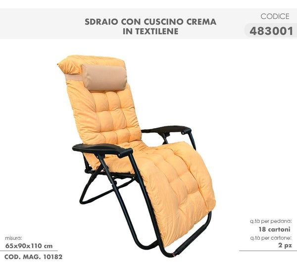 Lettino da giardino – 023040