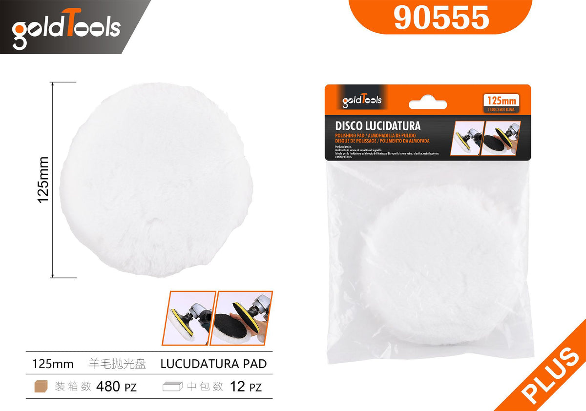 Abrasivi e accessori lucidatura 125MM – art. 90555