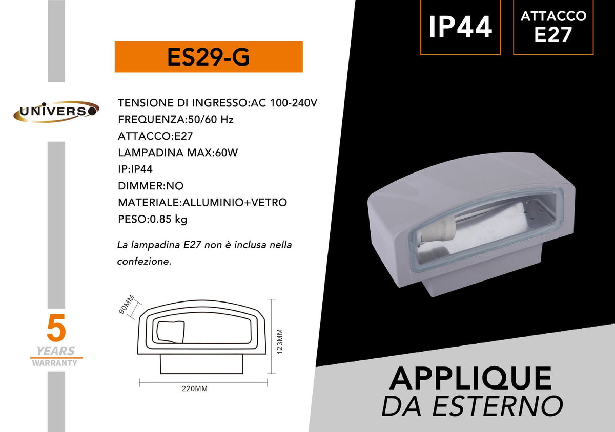 Applique da esterno – ES29-G