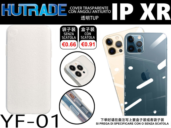 COVER TRASPARENTE IP XR – YF01 011540