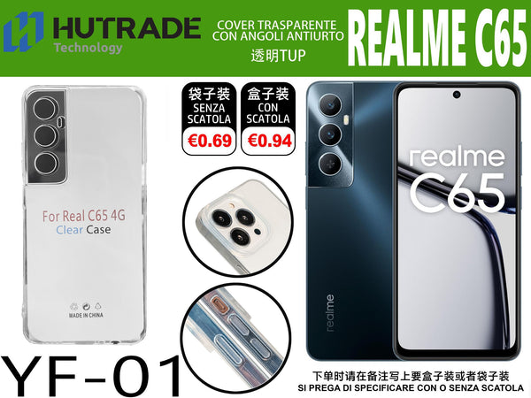 COVER TRASPARENTE REALME C65 4G – YF01 011874