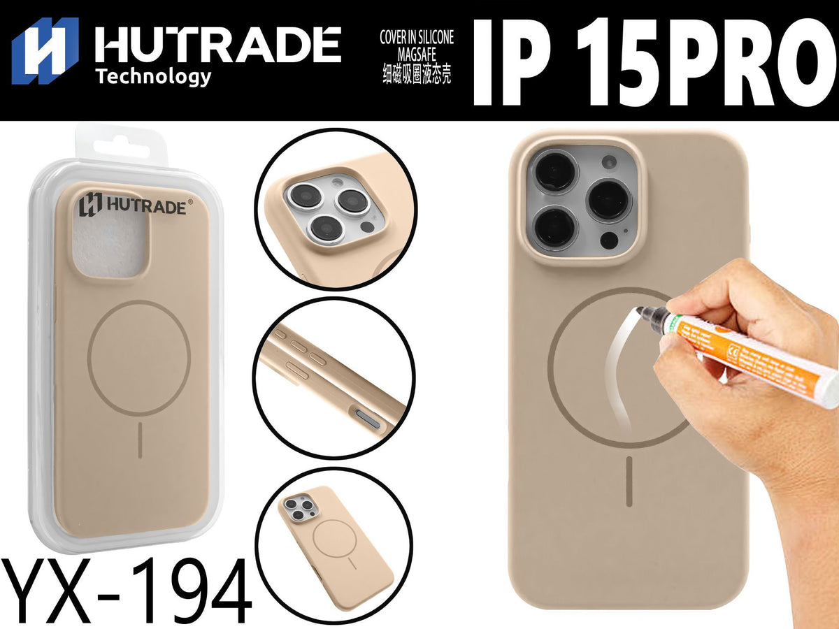 YX-194 COVER COLORATA MAGSAFE IP15 PRO ORO