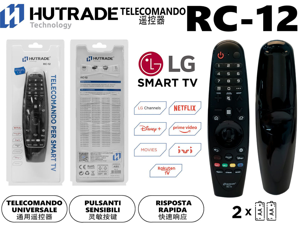 RC-12 TELECOMANDO PER SMART TV LG