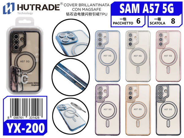 YX-200 COVER BRILLANTINATA CON MAGSAFE SAM A57