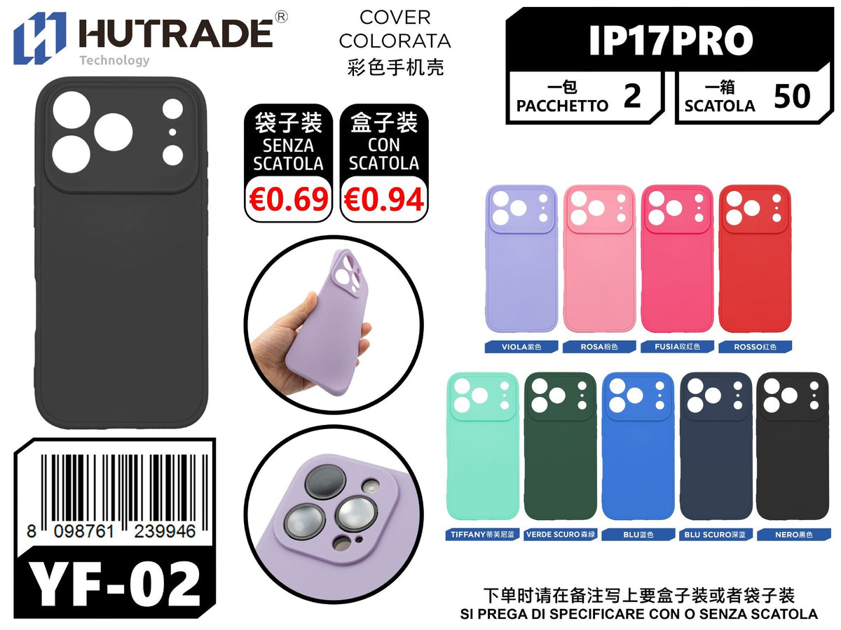 COVER COLORATA TPU IP17 PRO – YF02 006948